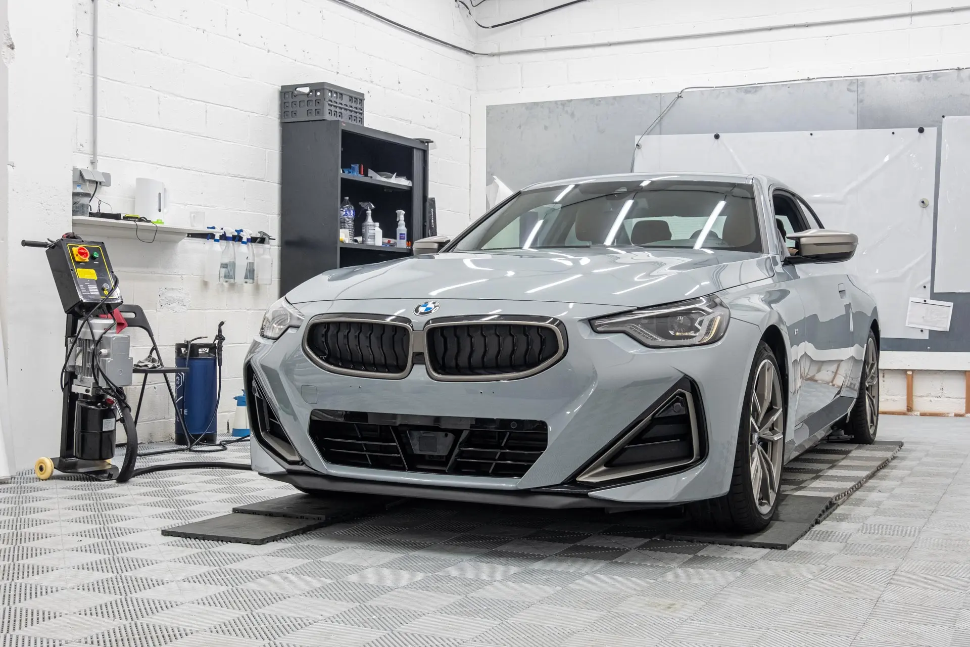 BMW M240i avec traitement céramique pour peinture matte